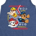 thumbnail image 3 of Paw Patrol - Chase Rubble Marshall Hexagons - Toddler & Youth Girls A-line Dress, 3 of 6