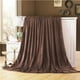 thumbnail image 1 of Manta de franela de terciopelo para sofá - manta decorativa de cuadros suave - 47x79 pulgadas gris o café - manta sofá cama cómoda para todas las estaciones, 1 of 6
