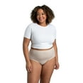 thumbnail image 3 of Fit for Me by Fruit of the Loom Women's Plus Size Breathable Cotton Brief Underwear, 10-Pack, 3 of 8