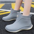 thumbnail image 5 of AUXDIQ Women Rain Boots Outdoor Garden Boots Waterproof Ankle Rain Shoes, 5 of 6
