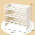 thumbnail image 3 of Fiudx Huevera Plegable, Organizador de Refrigerador de 3 Capas, Diseño Compacto, Conserva La Frescura, Multiusos En La Cocina, Material Abs Duradero, 23 X 11 X 25 Cm., 3 of 5
