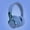 Blue, variant on Wireless Bluetooth Headphones with Colorful LED Lights, Built-in Mic, Light Weight, Foldable, 24H Playtime, Wired HiFi Stereo Headphones for Home Office/PC/Mobile Phone/Adult(White)