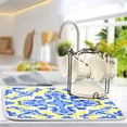 thumbnail image 3 of Iauyy Dish Drying Mat for Kitchen Counter, Super Absorbent & Hanging 16x18 / 18x24 Inch (S/M) Traditional Portuguese, 3 of 8