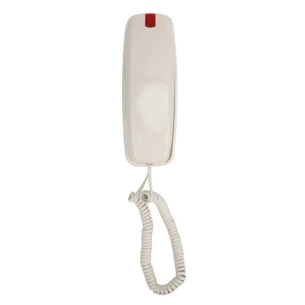 Teléfono con cable para el HOGAR, Teléfono Residencial Con Cable Montartable en la Pared, Teléfono Fijo Con Botones Grandes para Personas Mayores, Timbre Ajustable Y Volumen del