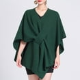 thumbnail image 4 of Pisexur Châles pour Femmes Tissu Doux de Haute Qualité Foulard Légère Tricotée Poncho Chandail Cape Châle Polyvalent Ponchos de Printemps Été, 4 of 5
