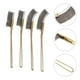 thumbnail image 5 of Juego de 4 cepillos para puertas y ventanas, herramientas y accesorios de limpieza (plateados), 5 of 7