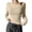 Khaki women fall long sleeve crop top a1, variant on Women's Fall Winter Long Sleeve Off Shoulder Crop Top Slim Fit Casual Basic Pullover Tops Solid Crew Neck Tee Blouses Fashion Streetwear Y2K Trendy Clothes, Gray 2XL