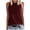Tank Tops for Women Plus Size-Wine, variant on Homenesgenics Tank Tops for Women under $5 Women's Sleeveless Summer Casual Tops Round Neck Solid Sleeveless Vest Tops Red XL