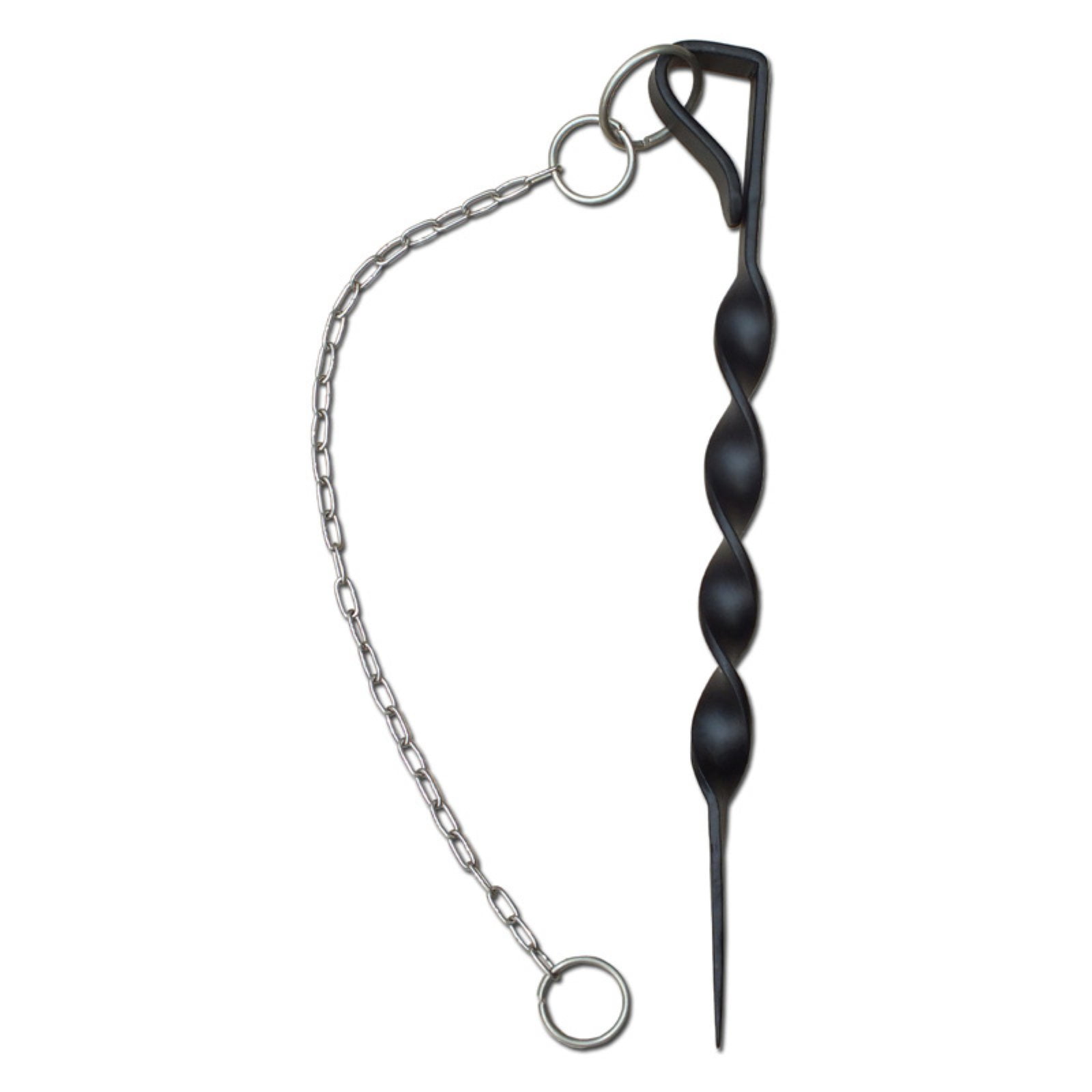 Monarch Rain Chains Powder Coated Iron Rain Chain Anchoring Stake