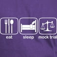 thumbnail image 3 of CafePress - Eat Sleep Mock Trial Dark T Shirt - Men's Classic Graphic Cotton T-Shirt, 3 of 4