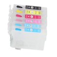 thumbnail image 2 of Ink Cartridges, Reusable Non Leakage Odorless Accurate Environmental Protection Refill Ink Cartridges With Permanent Chip For Inkjet Printer ICBK50 ICC50 ICM50 ICY50 ICLC50, 2 of 8