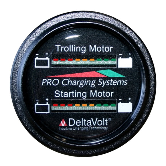 Pro Charging Systems 1115651 Dual Pro Dual Battery Fuel with Gauge 36V Trolling 12V Starting