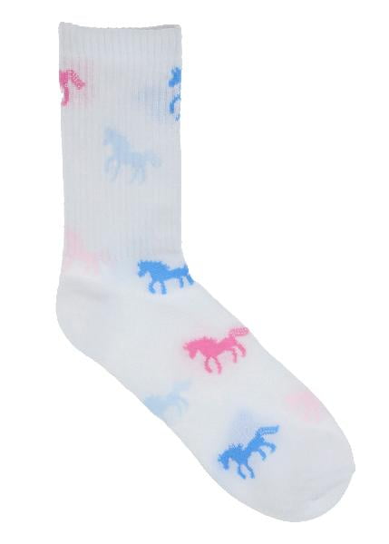 Wonder Nation Girls Crew Socks 6PK Cowboy