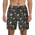 thumbnail image 2 of Goofa Cosmic Printed Men's Swim Trunks Board Shorts Quick Dry Mens Swimming Trunks with Compression Liner,Breathable Fit Hawaii Beach Shorts-3X-Large, 2 of 9
