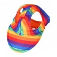 thumbnail image 2 of Gorra de béisbol con orificio para las orejas para mascotas, ropa deportiva cómoda para perros, protección solar para cachorros, diseño colorido, sombrero para perros con protección UV, 2 of 8