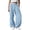 Light Blue-#004, variant on Dweltoz Women's Polka Dot Barrel Sweatpants Wide Leg Pants Drawstring Elastic Waist Loose Fit Casual Sweat Pants with Pockets Lounge Trousers,Green M