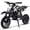 Black, variant on 50cc dirt bike, Perfect Starter Kids Dirt Bike for adventure,Sturdy Gas Dirt Bike for Beginner 42×28×28in,2-Stroke,Red