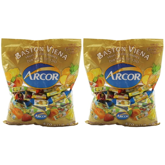 Arcor Vienna Fruit Filled Kosher Candy 2 Packs