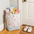 thumbnail image 4 of 30.5cm Easter Drawstring Gift Bag Cloth Tote Candy Storage Bunny Bag for Kids Girls Party Favor Reusable Fabric Gift Sack for Holiday Travel Home Storage, 4 of 6