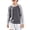 Grey-1, variant on OOOUM Boys Raglan Long Sleeve Athletic Shirts Quick Dry Breathable Summer Tops Lightweight Stretch Training Running Rash Guard Pink 7-8 Years