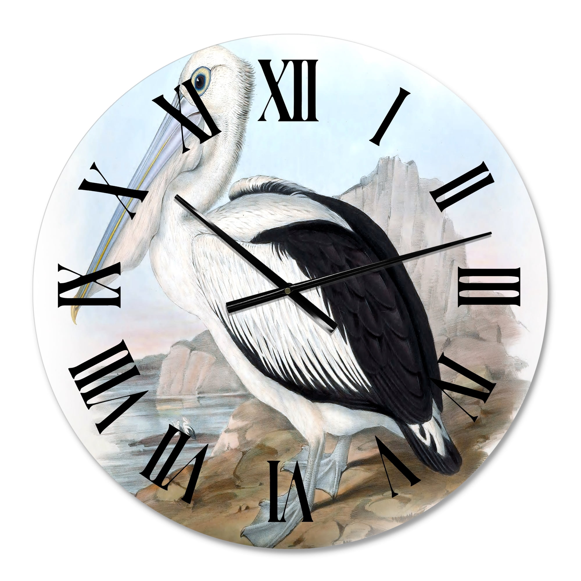 Designart 1 in Quartz Traditional Wall Clock