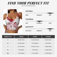 thumbnail image 5 of Pofeuu Textured Heart Abstract Art Print Sports Bra for Women Sexy Vest Yoga Running Gym Fitness Crop Bras Tops-Small, 5 of 8