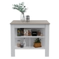 thumbnail image 4 of TUHOME Cala Kitchen Island   Engineered Wood Kitchen Islands in Multi-color, 4 of 8