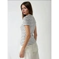 thumbnail image 7 of Striped Crew Collar T-Shirt, 7 of 7