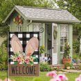 thumbnail image 4 of Wanfds Easter Outdoor Garden Flag Bunny Pattern Printed Polyester Flag(C), 4 of 6