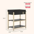 thumbnail image 3 of Dream On Me Soho Changing Table In Matte Black Vintage, 3 of 6