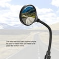 thumbnail image 2 of 1 Pair Mountain Bike Rearview Reflective Strap Washable Angle Adjustable Aluminium Rod Rear View Mirror for 22-38mm Handlebar, 2 of 9