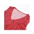 thumbnail image 5 of Women Summer Top Floral Loose V-Neck Sleeveless Wild Fashion Pullover Top, 5 of 6