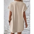 thumbnail image 2 of Summer Dresses for Women Casual Boho Dress Short Sleeve Tshirt Dresses Beach Wear Daily Midi Dress Alsol Lamesa, 2 of 6