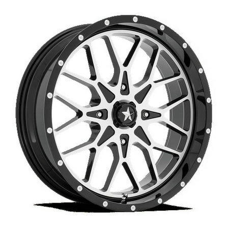 Msa Offroad Wheels M45 20X7 4X156 False 86Cb Gloss Black Machined Wheel