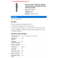 thumbnail image 2 of Front Left Lower Control Arm and Ball Joint Assembly - Compatible with 1989 - 1994 Nissan 240SX 1990 1991 1992 1993, 2 of 2