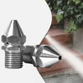 thumbnail image 2 of Heavy Duty Stainless Steel Sewer Jet Nozzle For Pressure Washer Cleaning, 2 of 5