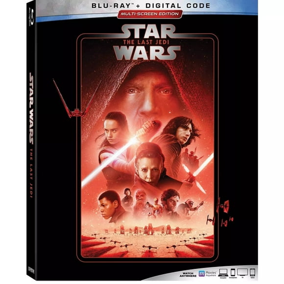 Star Wars: The Last Jedi, Blu-Ray + Numérique (Nouvelle Boîte Ouverte)