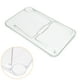 thumbnail image 4 of Mesa de desayuno Uxcell con patas plegables, escritorio para bocadillos para comer, paquete de 2 en blanco, 4 of 5