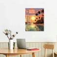 thumbnail image 2 of JRXY  Key West Florida Coast Vintage Travel Poster Canvas Art Wall Decor Poster Picture Print Painting Posters Gift 16x20 in, 2 of 4