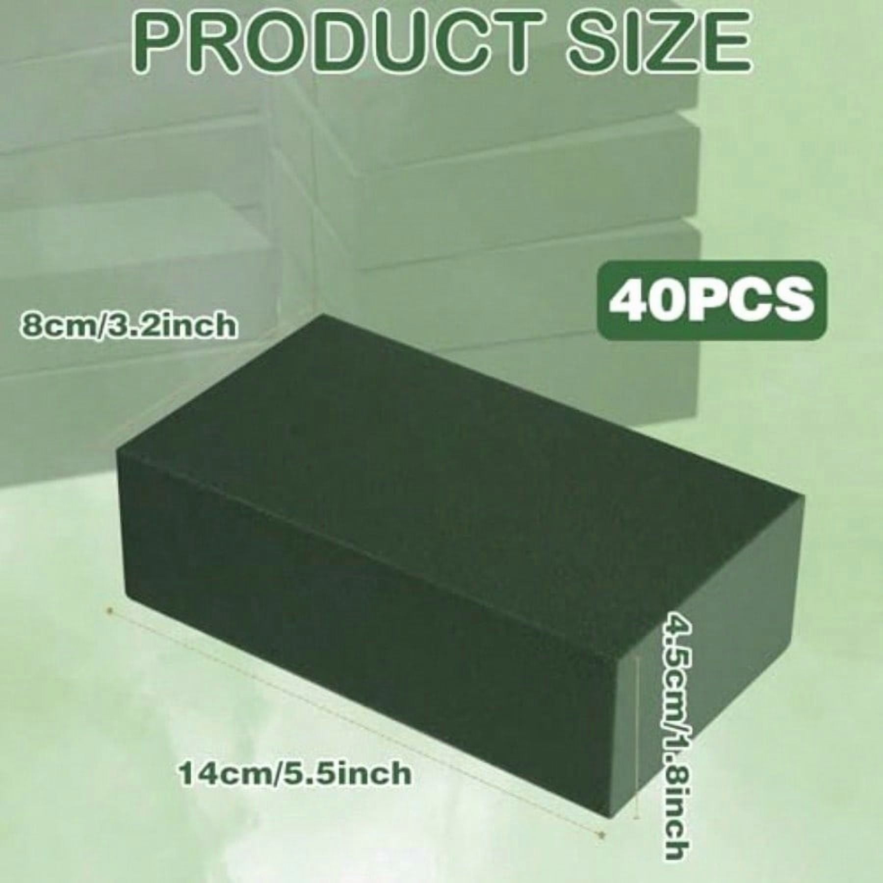 40Pcs Floral Foam Blocks Floral Foamused For Plant Foam And Flower Green Floral Foam Blocks For Dried And Fresh Flowers Florist Foam Dry Foam For Artificial Flowers Supplies 5.5 X 3.2 X 1.8 In
