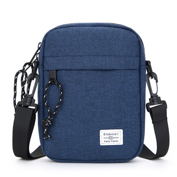Yinguo Men Messenger Bag Fashion Small Waterproof Zipper With Shoulder Strap Light Shoulder Bag