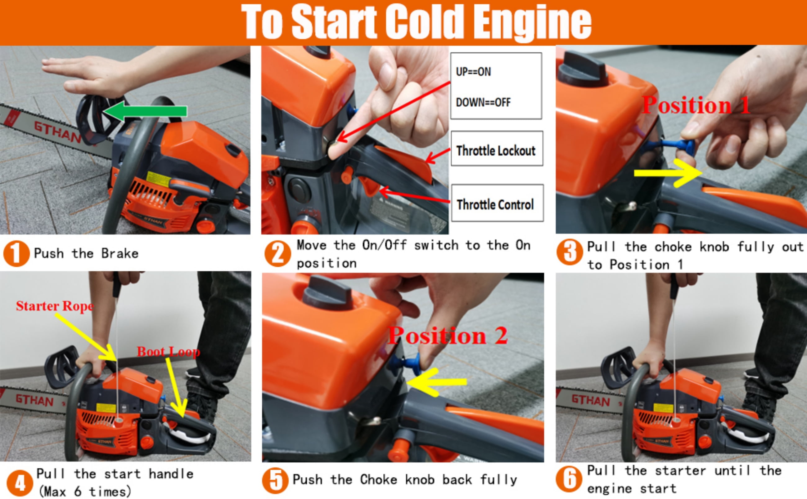 60cc Gas Chainsaws 20 Inch Bar Power Chain Saw Gas Powered Chainsaw 2 Stroke Handed Petrol Gasoline Chain Saws for Cutting Wood Outdoor Garden Farm Home Use