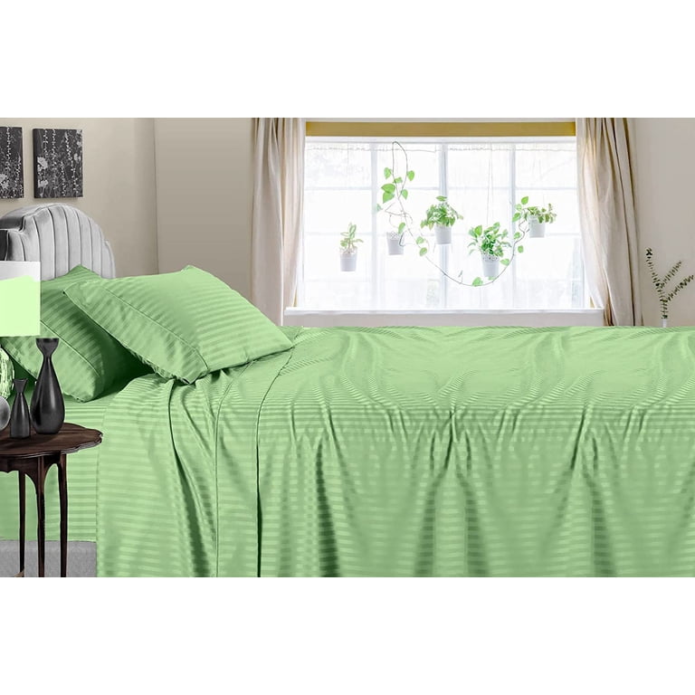 600 Thread Count Egyptian Cotton Sheet Set – 4 Piece Full Size With Deep Pocket Fitted Sheet