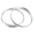 thumbnail image 5 of Unique Bargains 2 Pcs 64.1mm to 67.1mm Universal Car Hub Centric Rings Silver Tone, 5 of 6