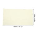 thumbnail image 4 of Toalla de baño de algodón Unique Bargains con patrón de tejido tipo gofre Beige 140x70cm, 4 of 7