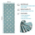 thumbnail image 2 of Blue Cartoon Unicorn Rainbow Cloud Star Butterfly Hot Yoga Mat Towel Non Slip for Hot Yoga - Quick-Drying Yoga Mat Cover with 4 Corner Pockets with Travel Bag - Hot Yoga Towel Non Slip 74"x26", 2 of 6
