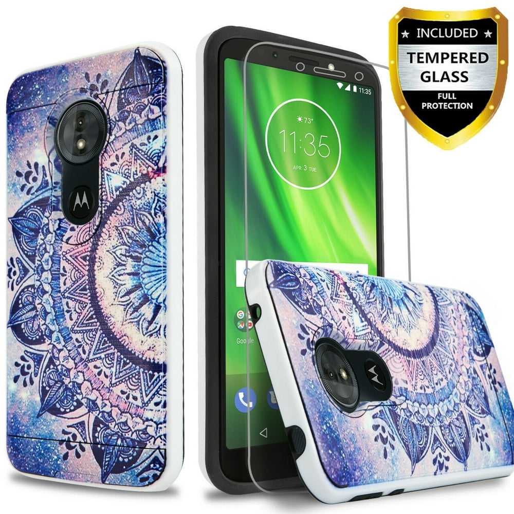 Motorola Moto G6 Play Case, 2Piece Style Hybrid