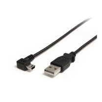 StarTech 6' Mini USB-A to Right Angle Mini B Cable, 28 AWG