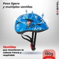 thumbnail image 2 of Casco para bicicleta ciclista talla M azul, 2 of 10