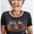 thumbnail image 2 of Let's Go Bears (Faux Sequin, Glitter & Embroidery) Bears Game Day T-Shirt, Bears Fan T-Shirt, Chicago Fan Gift Crewneck T-Shirt, Ladies Gift, 2 of 4
